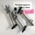 M6 x 80mm wing bolts