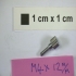 M4 x12mm  thumb knob
